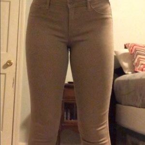 Khaki jeggings